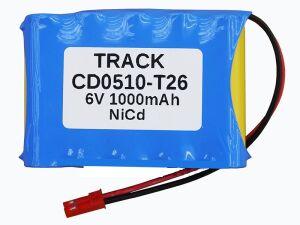 .  5 AA Ni-Cd ( 6 V 1000mAh 5x AA) TRACK ( T 26   )