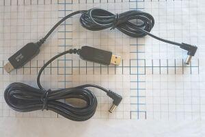 ��� 5,5 �� 12V " �� USB �� 5V ����������� 12V 3,5 ����� " .