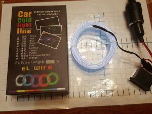 лента Car Gold Light Line 12V 3 метра White 