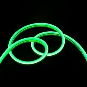 Светодиодный гибкий неон 220Вольт 8мм ЗЕЛЕНЫЙ 9,6Вт-120Led-IP67 резка 1 метр