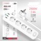  - Live-Power LP5030 3USB + 4  2000mm White