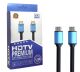 кабель HDMI - HDMI 3M 4K 2.0 high speed 3м (силиконовый) синяя коробка .