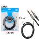шнур AUX jack 3,5 - jack 6,35 Premium 1,8m H-112 