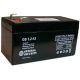 12V 1,2A  -  General Security 12V 1,2Ah.