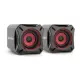 Колонки PERFEO "CUBE" 2.0, , чёрн, USB (PF-4008).